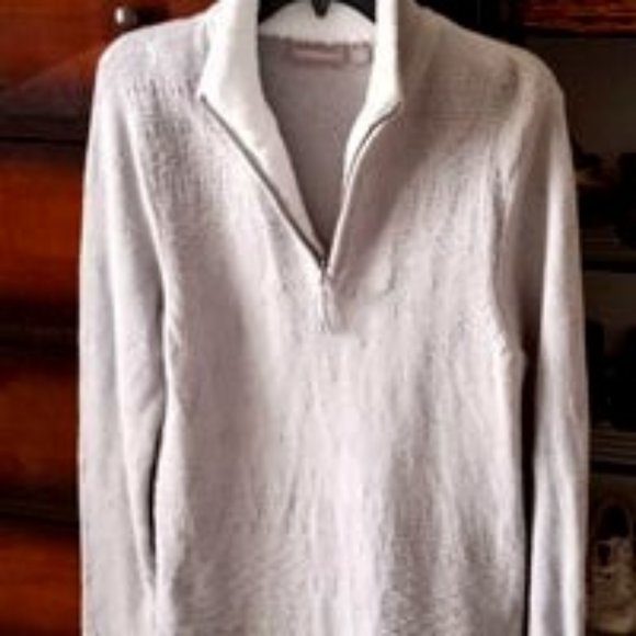Croft & Barrow Sweater w/ sheepskin neck lining - Picture 1 of 5